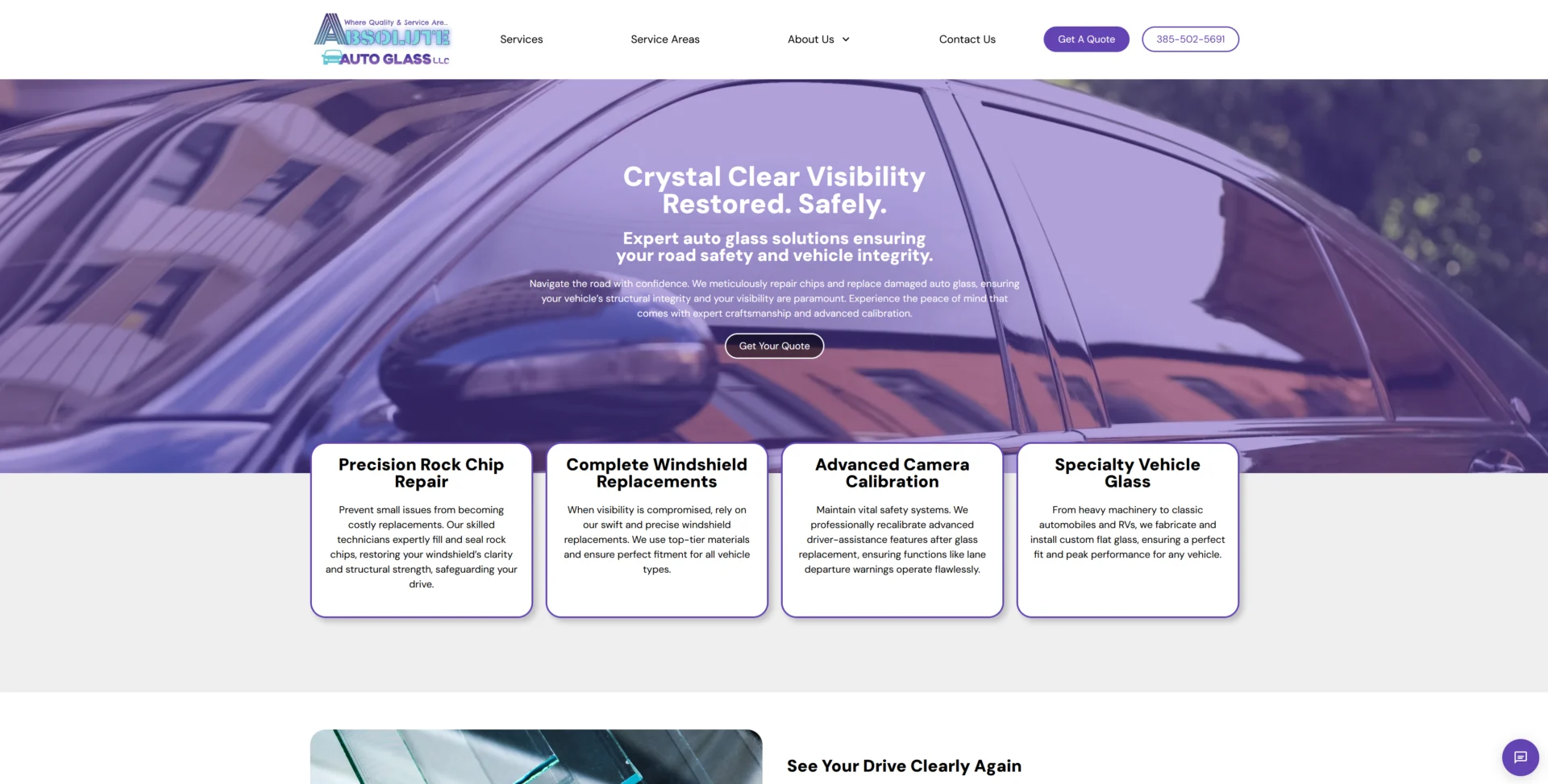 AI-Powered Clearfield Auto Glass Website in 24 Hours
