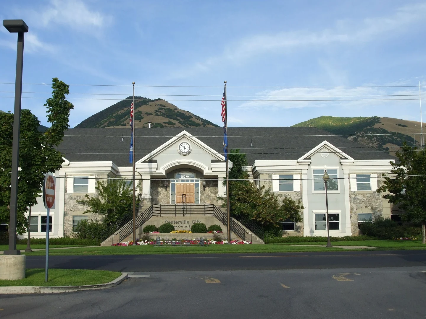 Centerville City Hall – Government Building in Centerville, Utah Centerville City Hall with mountains in the background